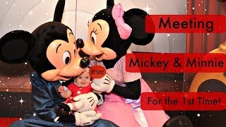 Meeting Minnie amp Mickey For the First Time [upl. by Tucky]