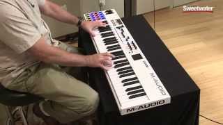 MAudio Code61 USBMIDI Keyboard Controller Demo [upl. by Arol]