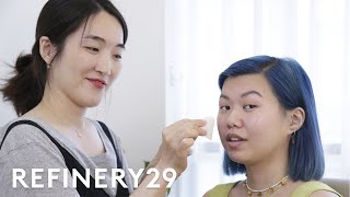 BLACKPINKs Makeup Artist Does My Makeup  Beauty With Mi  Refinery29 [upl. by Ramon]