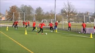 FußballTechnikEndlosschleife Fußballspezifisches Ausdauertraining [upl. by Hogue]