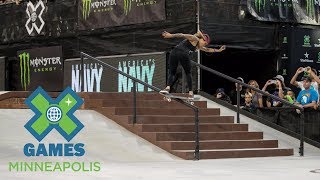 Leticia Bufoni wins Womens Skateboard Street bronze  X Games Minneapolis 2017 [upl. by Heimer]