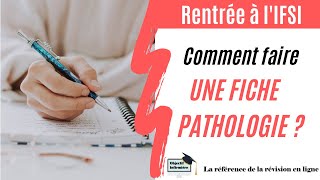 📝Comment créer une fiche pathologie  Révisions IFSI [upl. by Ahsiekel546]