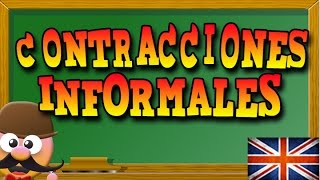 CONTRACCIONES INFORMALES  APRENDE INGLÉS CON MR PEA  ENGLISH FOR KIDS [upl. by Aggie]