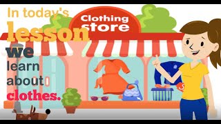 Clothes  English Beginner Level  Pre A1 Starters YLE [upl. by Seda267]