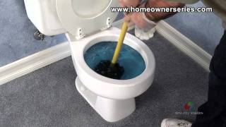 How to Fix a Toilet  Diagnostics  Blocked Toilet [upl. by Novj]