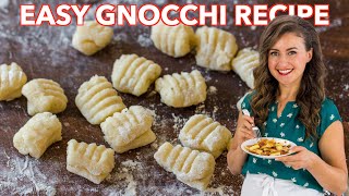 Easy Potato Gnocchi Recipe [upl. by Alyosha]