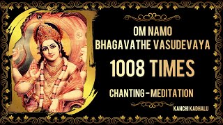 Om Namo Bhagavate Vasudevaya  chanting  Meditation  1008 times   HD [upl. by Adriaens]