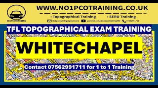 WHITECHAPEL PRINCELET ST CHAPMAN STTFL TOPOGRAPHICAL EXAM 2024 TRAINING LONDON [upl. by Alemat]