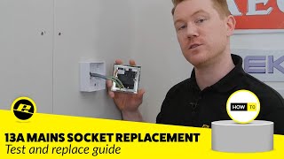 How do You Replace a Single Plug Socket UK 3Pin [upl. by Melamed]