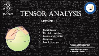 Tensor Analysis  Lecture 5  Tensor Calculus  Mathematical Physics  Kerala University MSc Physics [upl. by Anor]