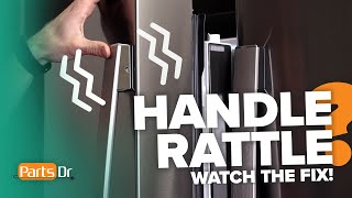 Refrigerator Handle Loose amp Rattling QUICK FIX [upl. by Argella]