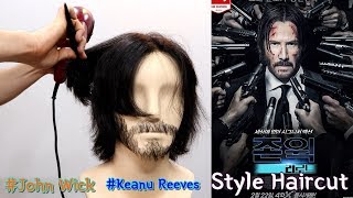 Keanu Reeves Style Haircut in John Wick [upl. by Aihppa]