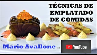 Tècnicas de Emplatado de Comidas [upl. by Garrot957]