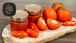 Tomatensauce selber einkochen 🍅  Frisch und lecker [upl. by Suiratnod184]