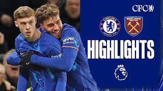 Chelsea 21 West Ham  HIGHLIGHTS  Premier League 2425 [upl. by Stephana724]