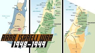 First ArabIsraeli War 1948  Political Background  COLD WAR [upl. by Nilesoj352]