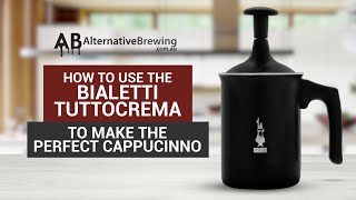 How to Use the Bialetti Tuttocrema Milk Frother [upl. by Ettenahc477]