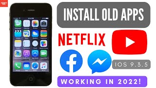 How to Install OLD APPS on iPhone running iOS 935 841 613 in 2022 [upl. by Pilloff875]