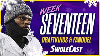 NFL WEEK 17 DFS PICKS for DRAFTKINGS amp FANDUEL [upl. by Hurst740]