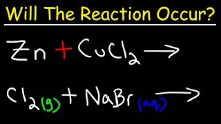 Chemistry  Will The Reaction Occur [upl. by Riabuz]