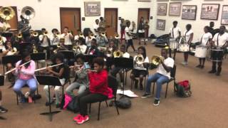 quotSquare Bizquot  Creekside HS Band 2015 Rehearsal [upl. by Nirred]