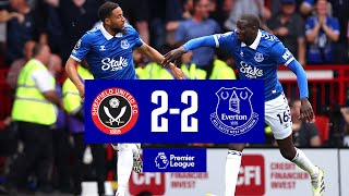 SHEFFIELD UNITED 22 EVERTON  Premier League highlights [upl. by Deraj127]