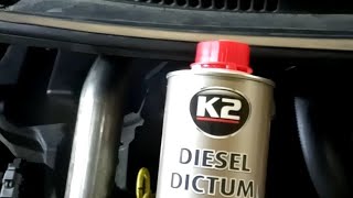 Czyszczenie wtryskiwaczy K2 diesel dictum  Renault scenic 15 dCi [upl. by Aneed]