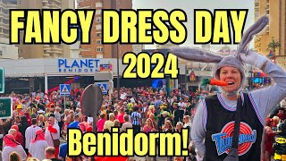 Benidorm  FANCY DRESS DAY  November Fiestas 2024 [upl. by Rehctaht]