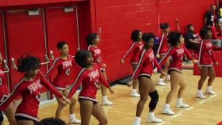 WSSU Cheerleaders College Stomp and Shake Cheers Chants and Dances [upl. by Euqinim222]