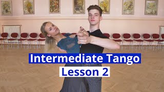 Intermediate Tango  Closed Promenade to PP Natural Twist Turn [upl. by Norrehs]