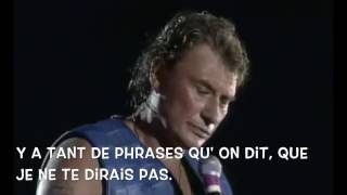 Johnny Hallyday quotLauraquot Live  1993  Avec Sous Titre [upl. by Wayland800]