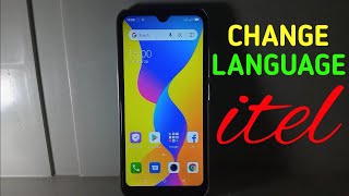 How to Change itel Phone Language  itel S15 [upl. by Iila]