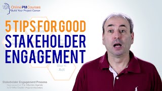 Stakeholder Engagement Tips 5 Tips For Project Managers [upl. by Androw643]