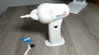 WaxVac Cordless Electric Ear Wax Remover Review [upl. by Nakeber]