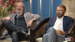 ABBA Interview Backstage with Benny Andersson amp Björn Ulvaeus [upl. by Nylauqcaj500]