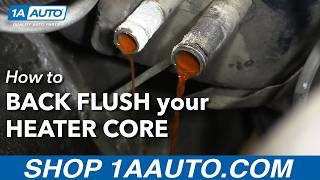 How to Back Flush Your Heater Core by Yourself [upl. by Enenej]