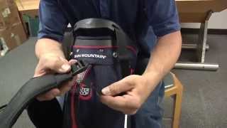 How to install golf bag shoulder strap [upl. by Uon]