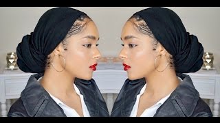 HOW TO Turban Tutorial Low Bun [upl. by Lilith]