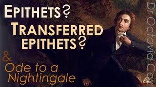 EPITHETS TRANSFERRED EPITHETS amp HYPALLAGE—Definitions amp Examples John Keats’ Ode to a Nightingale [upl. by Safoelc]