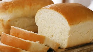 Homemade White Bread Recipe  Easy Bread Recipe For Beginners [upl. by Hadihsar]