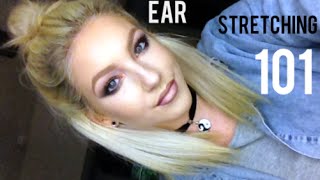 Ear Stretching 101  Beginners Guide  DEMO [upl. by Calvinna]