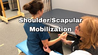 ShoulderScapular Mobilization  Occupational Therapy [upl. by Beghtol]