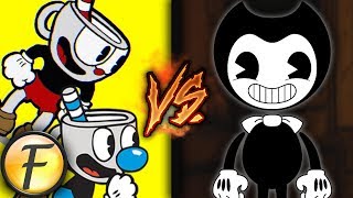 CUPHEAD amp MUGMAN VS BENDY RAP BATTLE ► by FabvL [upl. by Graig504]