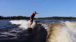 How to 180 Shuvit Wakesurfing [upl. by Cthrine]