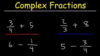 How To Simplify Complex Fractions [upl. by Aerdno]