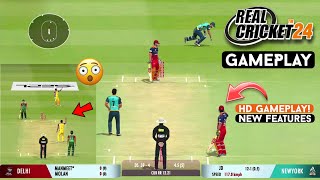 Real Cricket 24’ Official Gameplay finally HD Graphics New Features  Android amp iOS  RC24 [upl. by Lynn]