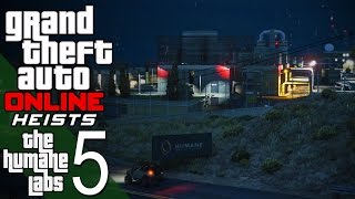 GTA 5 Online  Heist  The Humane Labs 5  Deliver EMP Setup [upl. by Shanan]