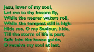 Jesu Lover of My Soul Tune Aberystwyth  4vv with lyrics for congregations [upl. by Mareah]