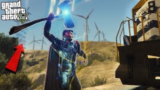 AVENGERS INFINITY WAR THOR w STORMBREAKER  GTA 5 Mods [upl. by Dorion]