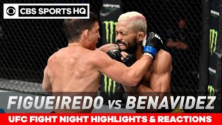 UFC Fight Night Highlights Figueiredo dominates Benavidez to win flyweight title  CBS Sports HQ [upl. by Vivle]